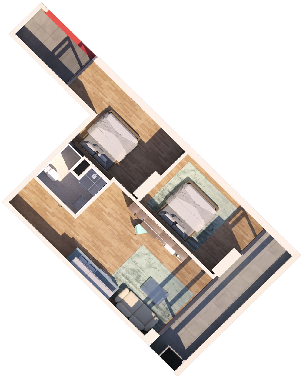 Two-Bedroom Apartment Two-Bedroom Apartment