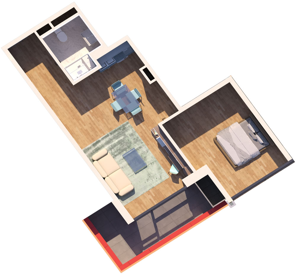 One-Bedroom Apartment