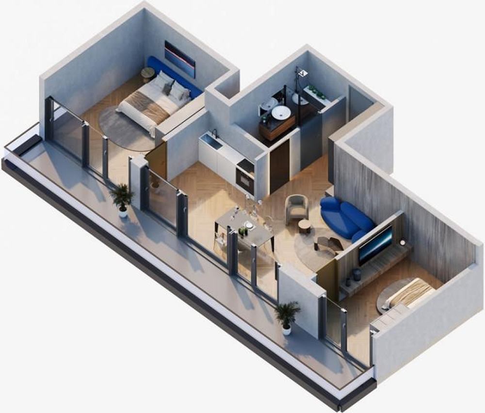 Two-Bedroom Apartment