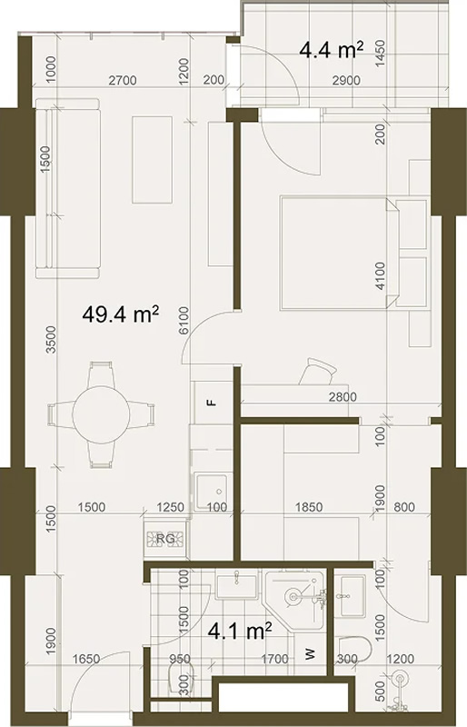 One-Bedroom Apartment