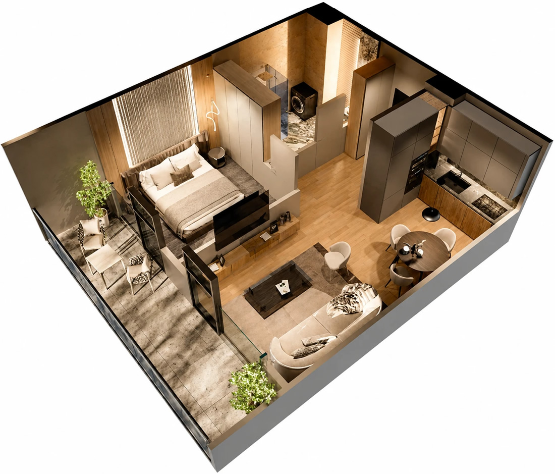 One-Bedroom Apartment One-Bedroom Apartment